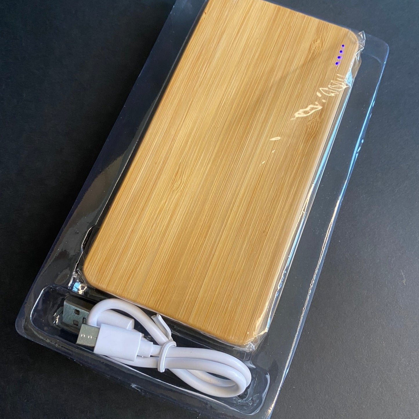 Personalized Wooden Power Bank | Portable Charging with Signature Style