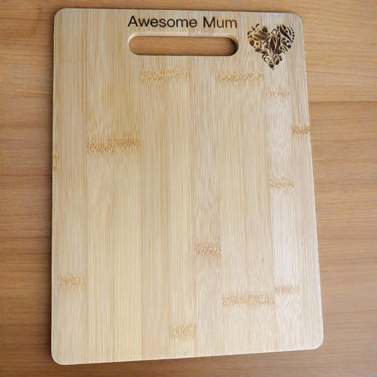 Custom Engraved Wooden Chopping Board | Personalized Kitchen Essential