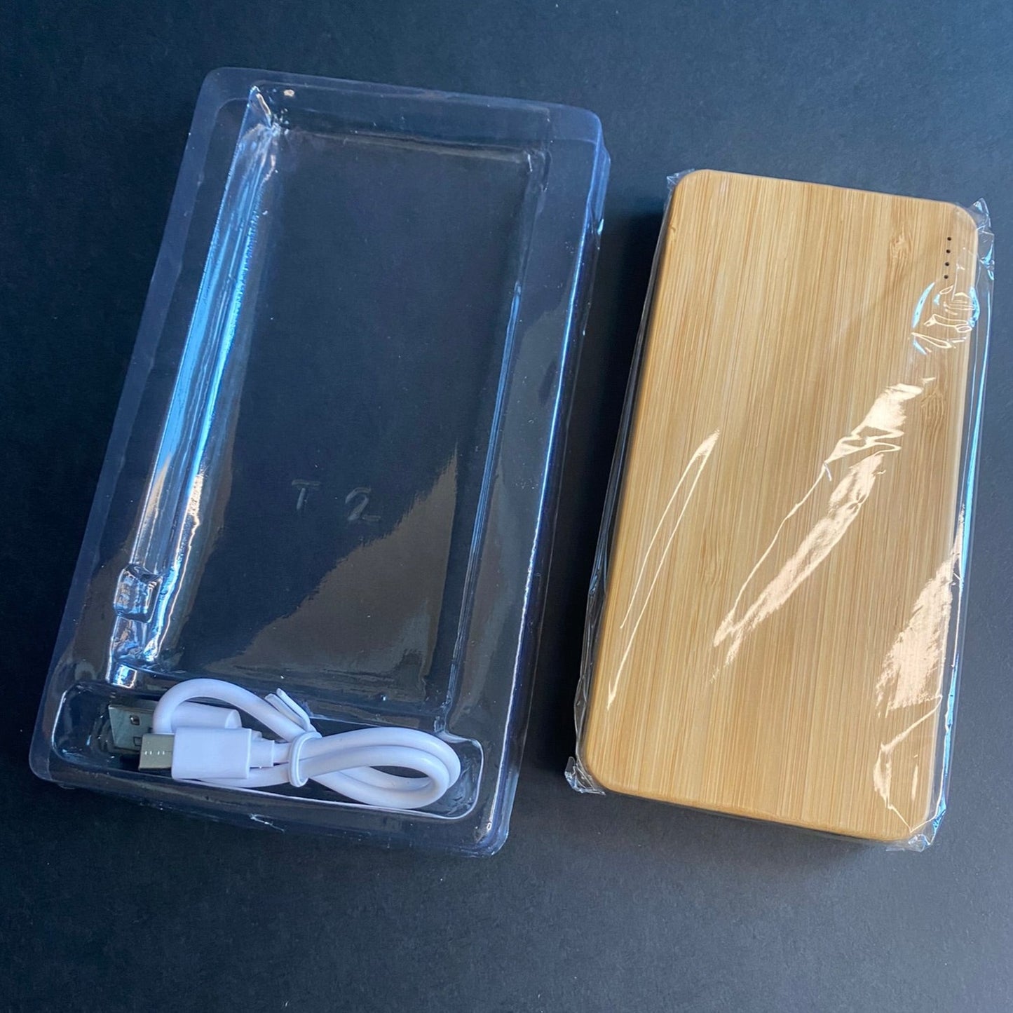 Personalized Wooden Power Bank | Portable Charging with Signature Style